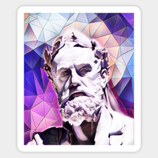 Xenophon Pink Portrait | Xenophon Artwork 8 Sticker